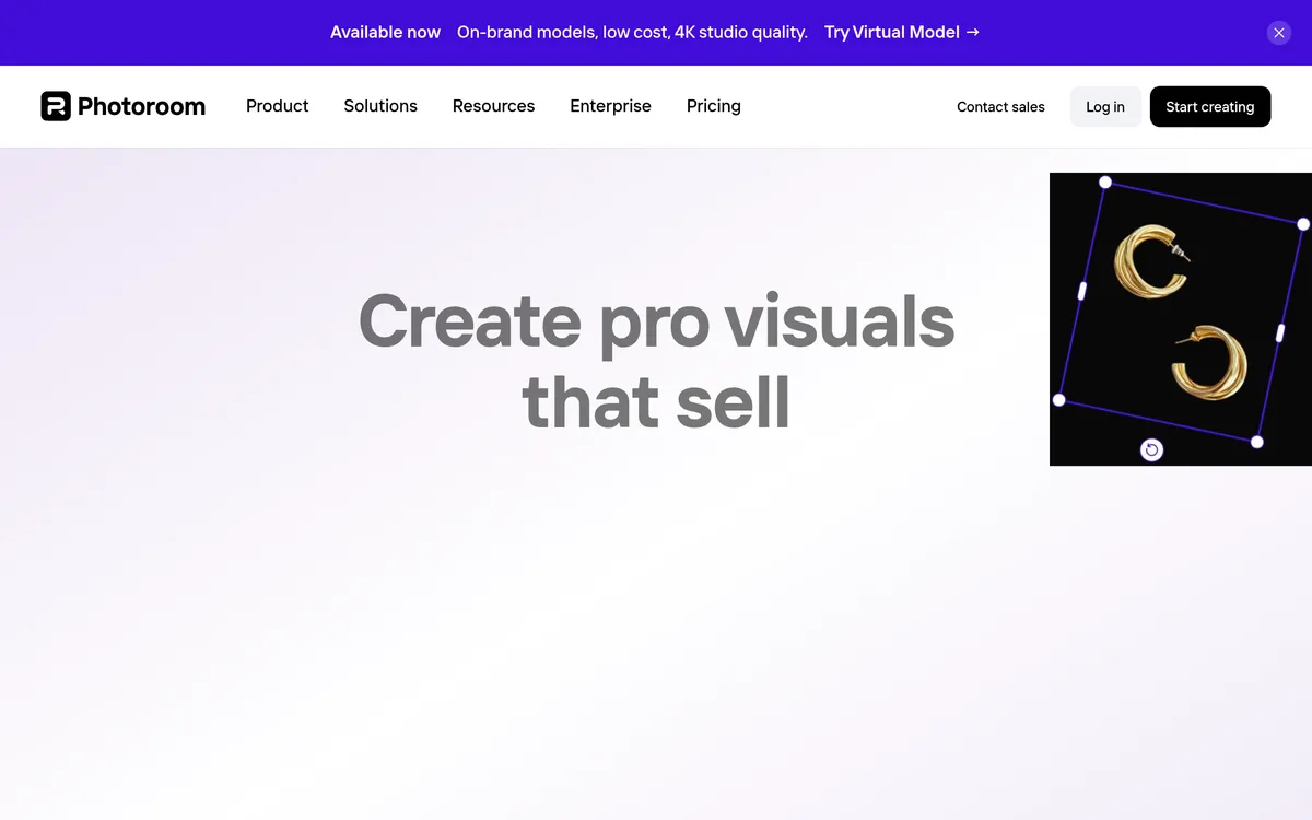 Photoroom screenshot