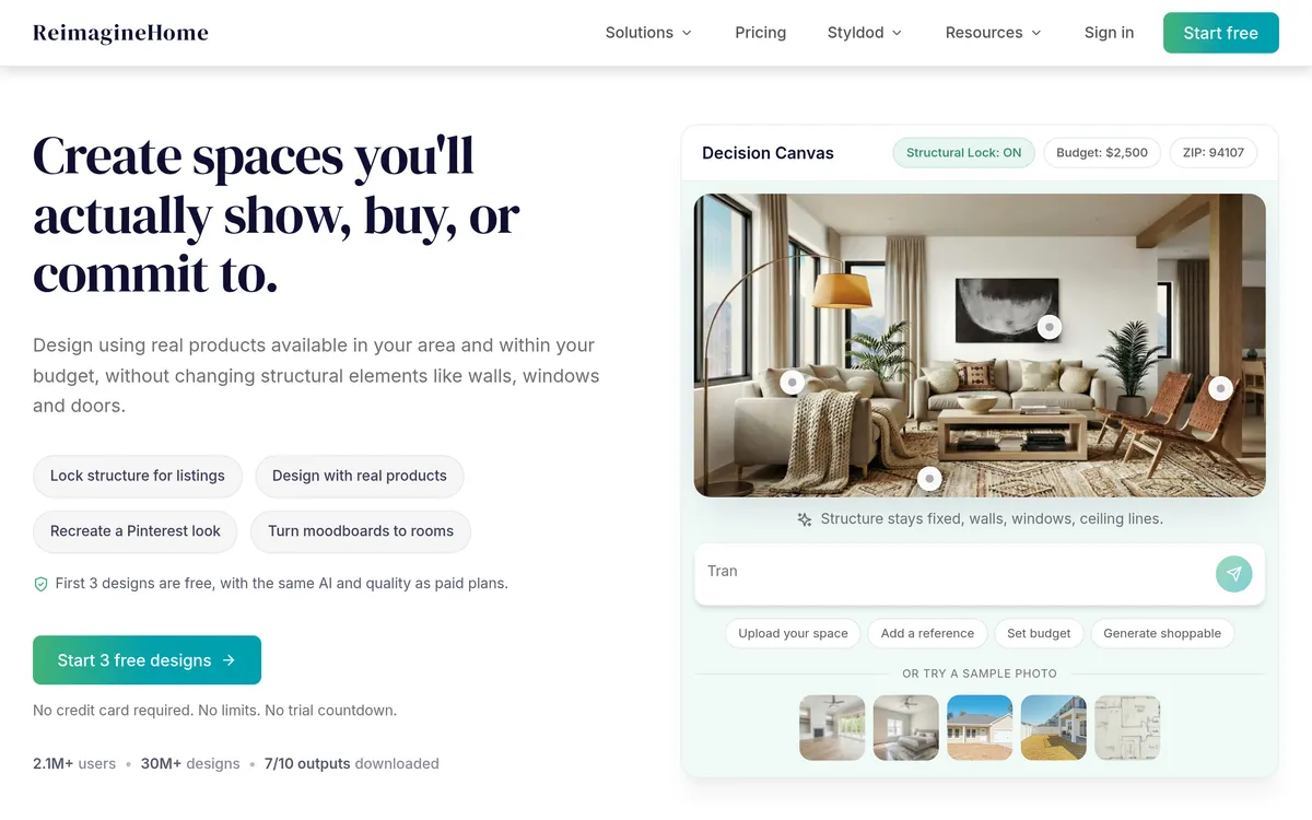 ReimagineHome screenshot