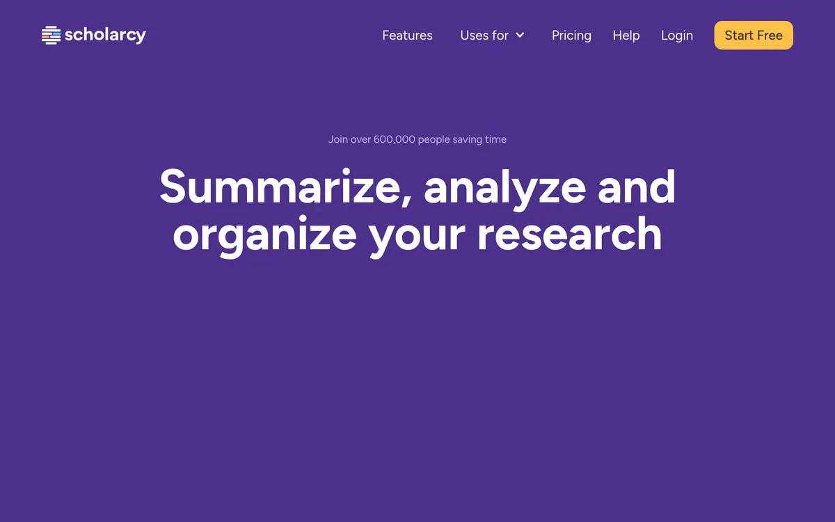 Scholarcy screenshot