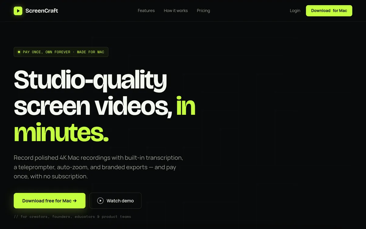 ScreenCraft screenshot
